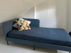 IKEA Blakullen Bedframe 90x200, Ophalen, 90 cm, Eenpersoons, Blauw