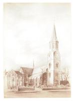 942433 Hoogwoud NH RK Kerk ill Jan Vriend Nette oude kaart, Verzamelen, Ansichtkaarten | Nederland, Ophalen of Verzenden, Ongelopen