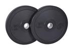 Rubber Bumperplates! 5kg/10kg/15kg/20kg/25kg, Sport en Fitness, Nieuw, Halterschijven, Ophalen of Verzenden, Rug