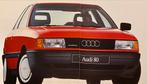 Oldtimer AUDI 80 - 1986 glossy Autofolder, Audi, AUDI 80, Zo goed als nieuw, Verzenden