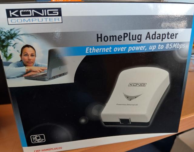 König cmphomeplug20 powerline netwerkadapter, Ophalen of Verzenden, Nieuw
