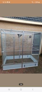 Aluminium voliere met morsrand, Dieren en Toebehoren, Vogels | Hokken en Kooien, Ophalen, Aluminium, Volière