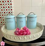 Set Voorraadbussen coffee ~ tea ~ sugar 🌸, Ophalen of Verzenden
