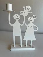 Zweeds Design Bengt & Lotta Familie Kandelaar Wit Gietijzer, Huis en Inrichting, Woonaccessoires | Kandelaars en Kaarsen, Ophalen of Verzenden