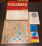 Vintage Scrabble houten blokjes, Ophalen of Verzenden, Gebruikt