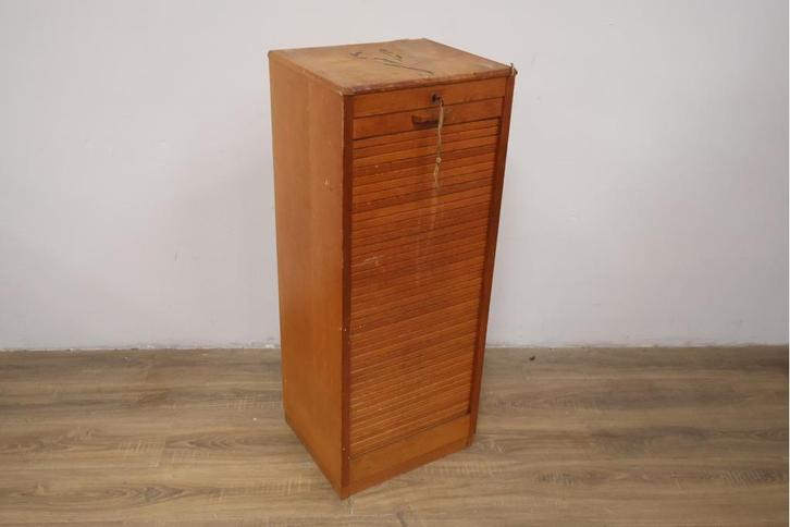 Vintage Rolluikkast, Huis en Inrichting, Kasten | Boekenkasten, Ophalen of Verzenden