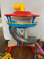 Paw Patrol Uitkijktoren + 9 Auto's, Ophalen, Zo goed als nieuw, Jongen of Meisje