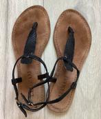 Lazamani Teensandalen - Maat 37, Zwart, Zo goed als nieuw, Sandalen of Muiltjes, Ophalen of Verzenden