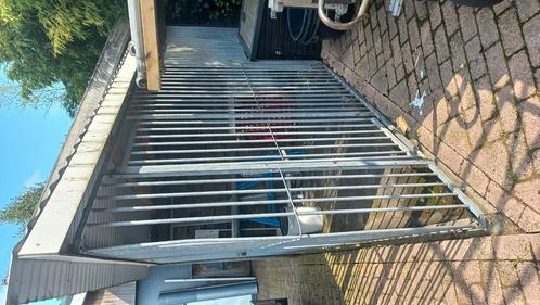 Hondenren compleet met dak en nachthok, Dieren en Toebehoren, Hondenhokken, Zo goed als nieuw, 100 cm of meer, 110 cm of meer