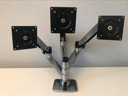 Ergotron LX - Triple ergonomisch monitor arm beugel gaming, Computers en Software, Monitoren, Gebruikt, Ophalen of Verzenden