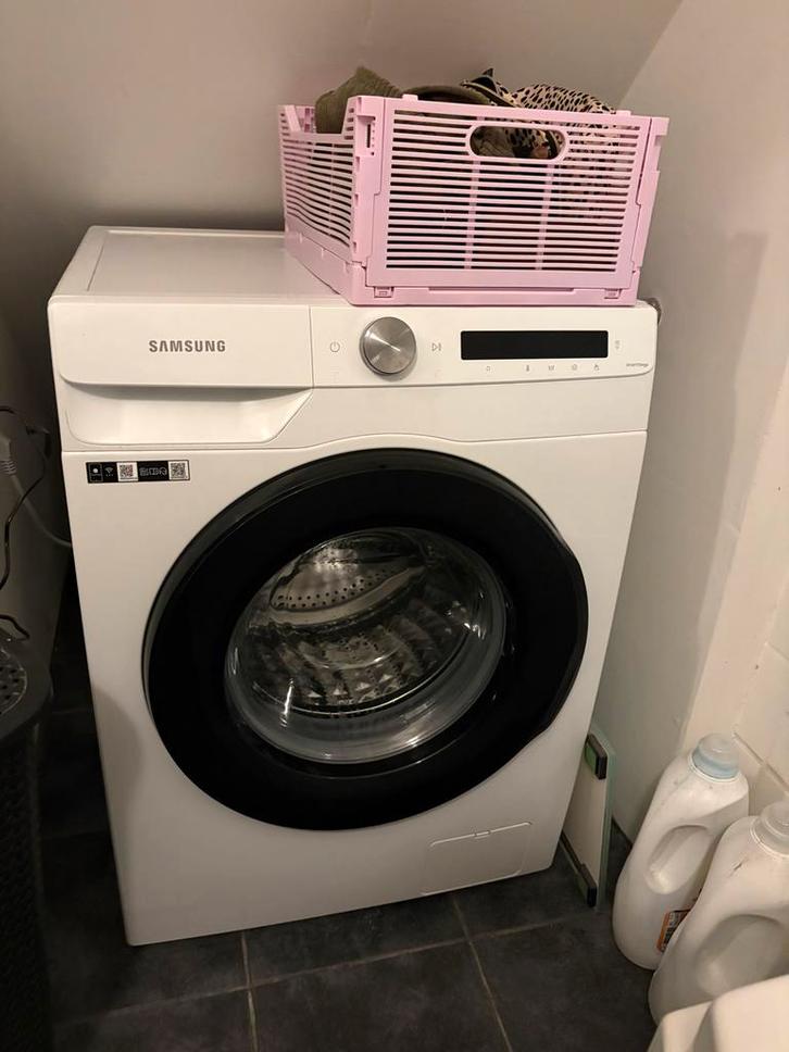 Samsung Autodose 5000-serie WW80T534AAW, Witgoed en Apparatuur, Wasmachines, Zo goed als nieuw, Voorlader, 6 tot 8 kg, 85 tot 90 cm