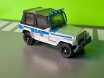 Matchbox - 1993 Jeep Wrangler Jurassic Park [grijs] 1/60 2, Ophalen of Verzenden, Zo goed als nieuw, Auto