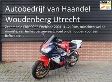 Honda Sport CBR 900 RR CBR900RR Fireblade 03-2001 41.219km N beschikbaar voor biedingen