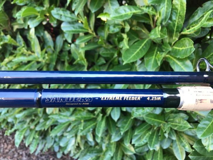 1x Sanders Extreme Feederhengel 4.25m designed by Fox, Watersport en Boten, Hengelsport | Witvissen, Gebruikt, Werphengel, Ophalen of Verzenden