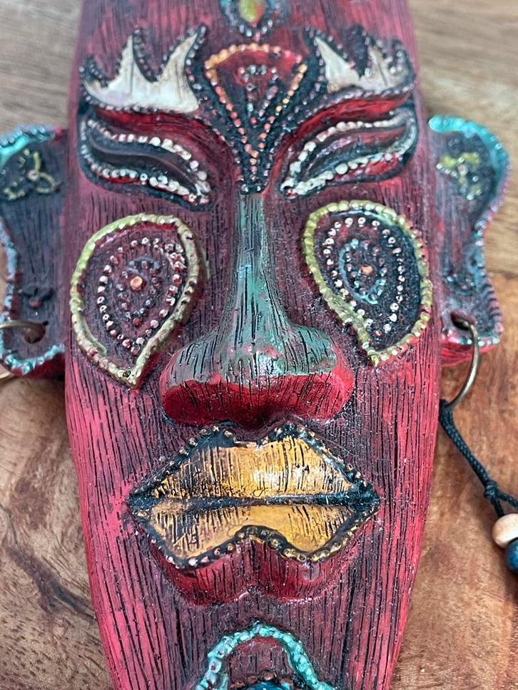 Decoratief Afrikaans Masker, Antiek en Kunst, Kunst | Niet-Westerse kunst, Ophalen of Verzenden