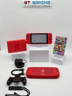 NINTENDO SWITCH NIEUW MODEL V2 MARIO KART MARIO EDITIE !, Met 2 controllers, Ophalen of Verzenden, Zo goed als nieuw, "