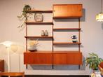 Kai Kristiansen Wandsysteem | Teak| Modulair | Deens design, Ophalen, 200 cm of meer, ., Met deur(en)