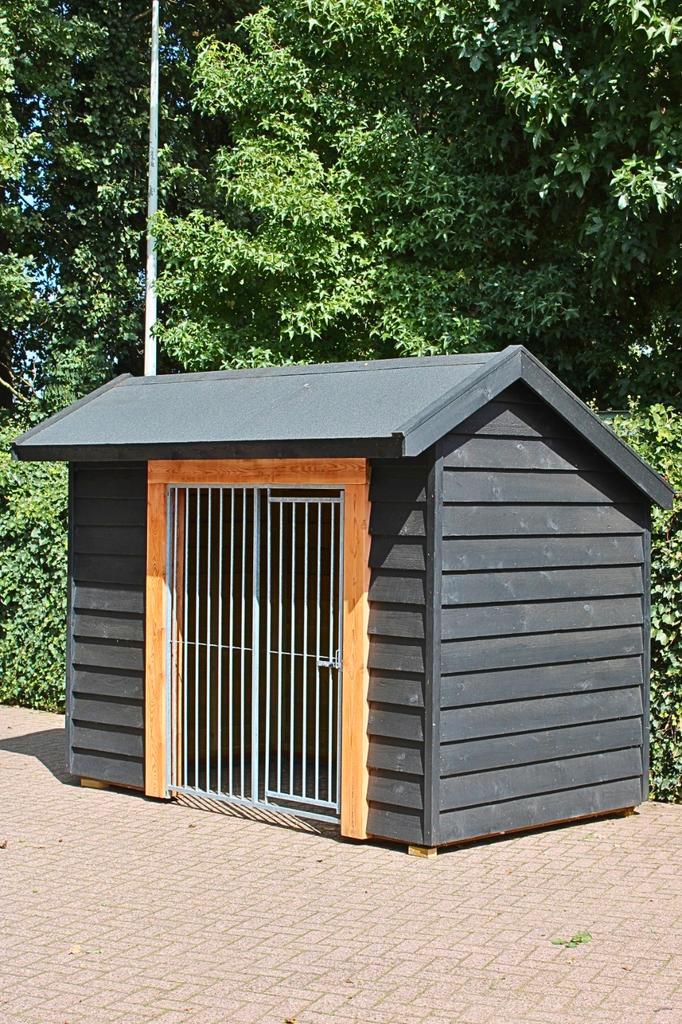 Hondenhok / Kennel - Nieuw, Tuin en Terras, Tuinhuizen, Nieuw, Overige typen, Hout, 250 tot 500 cm, Minder dan 200 cm, Ophalen of Verzenden