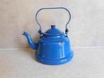 Emaille Fluitketel Blauw, Antiek en Kunst, Antiek | Emaille, Ophalen of Verzenden