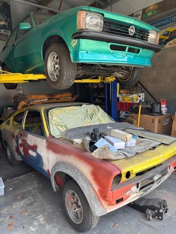 Opel kadett c coupe 1.9GTE geel zwart beschikbaar voor biedingen