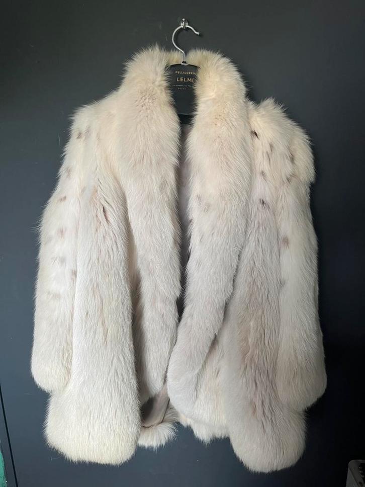 Prachtige Bontjas van Poolvos Maat 44/46 XL, Kleding | Dames, Jassen | Winter, Zo goed als nieuw, Maat 42/44 (L), Bruin, Verzenden