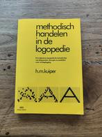 Methodisch handelen in de logopedie, Boeken, Studieboeken en Cursussen, Zo goed als nieuw, H.m. kuiper, Alpha, HBO
