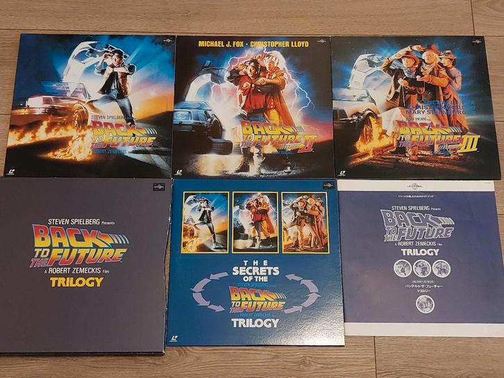 BOX-SET Trilogy Back to the Future Japanse laserdisc set, Cd's en Dvd's, Dvd's | Science Fiction en Fantasy, Gebruikt, Science Fiction