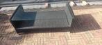 Nette Tuintafel Met Glasplaat Voor Tuin/Overkapping, Ophalen, Zo goed als nieuw, Rechthoekig, Aluminium