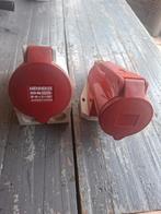 2 x 32 A opbouw stopcontact CEE 5 polig, Ophalen of Verzenden, Gebruikt, Apparatuur