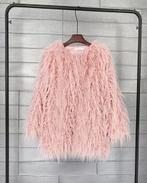 Lichtroze dames bontjas in diverse maten, Kleding | Dames, Jassen | Winter, Verzenden, Nieuw, Roze