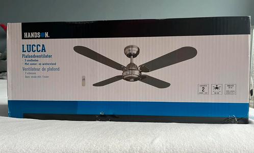 Hanson plafondventilator nieuw in doos, Witgoed en Apparatuur, Ventilatoren, Nieuw, Plafondventilator, Ventilator met afstandsbediening