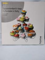 Cup Cake standaard/etagère 4-laags voor 23 cup cakes, nieuw, Ophalen of Verzenden, Nieuw, Taarten of Cupcakes, Overige typen