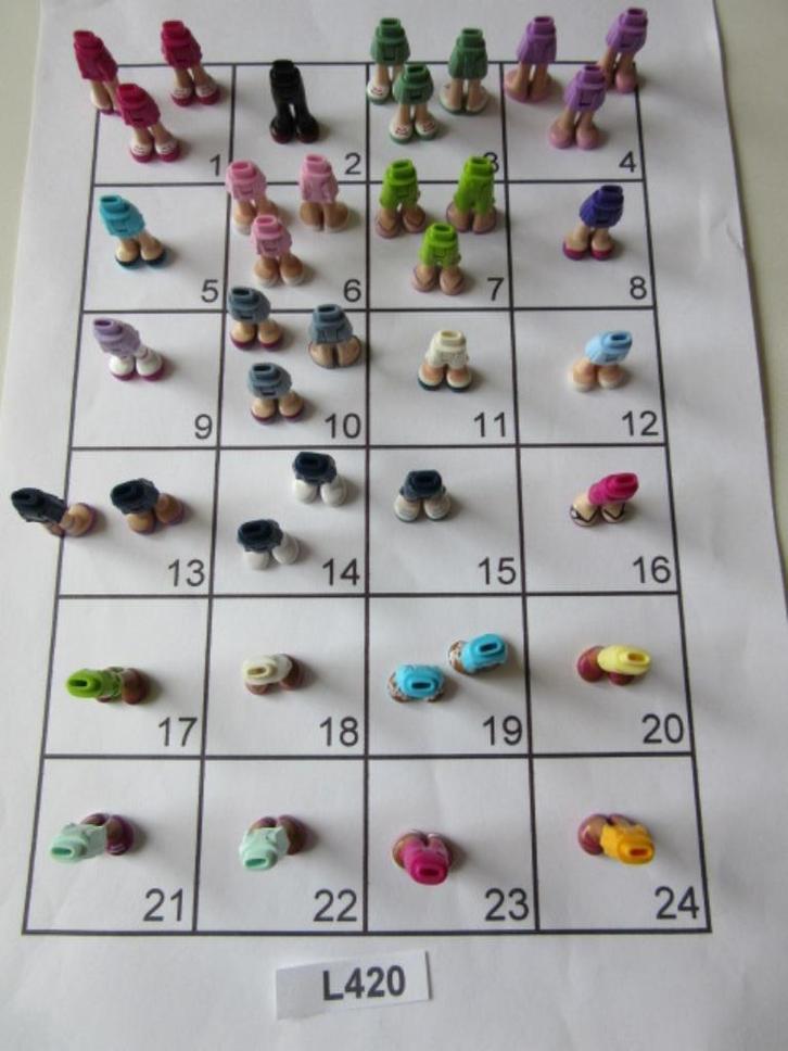 L420 LEGO FRIENDS POPPETJES MEIDEN BENEN, Kinderen en Baby's, Speelgoed | Duplo en Lego, Zo goed als nieuw, Lego, Losse stenen