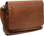 Prachtige Chesterfield laptoptas TOLEDO NEW met korting !, Verzenden, Nieuw, Bruin, Minder dan 35 cm