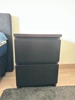 2 Ikea MALM nachtkastjes, Huis en Inrichting, Ophalen, Zo goed als nieuw