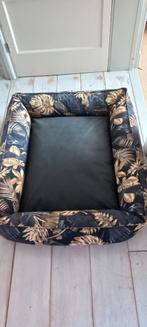 Lex en Max prachtig hondenbed zwart/beige, Dieren en Toebehoren, Hondenmanden, Ophalen, Zo goed als nieuw