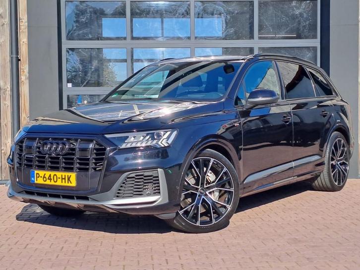 Audi Q7 55 TFSI e quattro Pro Line Plus S-line | Matrix LED, Auto's, Audi, Bedrijf, Te koop, Q7, 4x4, ABS, Achteruitrijcamera