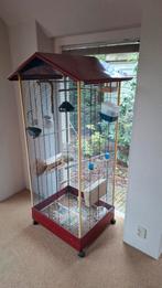 Kamervoliere met vogels, Ophalen of Verzenden, Vogelkooi