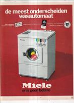 Retro reclame 1970 Miele wasautomaat wasmachine, Verzamelen, Retro, Ophalen of Verzenden