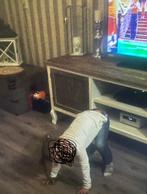 xenos landelijke tv meubel riviera maison look, Ophalen, Zo goed als nieuw, 25 tot 50 cm
