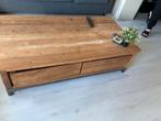 Robuuste eiken salontafel., Huis en Inrichting, Tafels | Salontafels, Ophalen of Verzenden