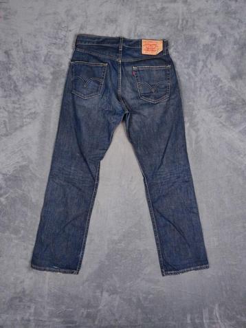 Levis 501 Spijker Broek W34 L32 Blauw Denim Jeans beschikbaar voor biedingen