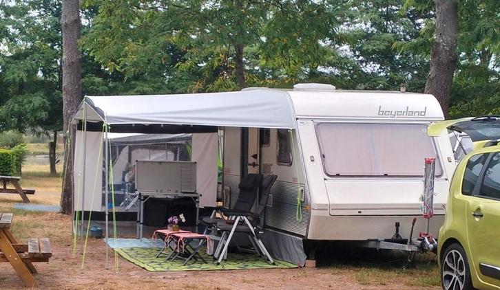 Luifel te koop , voor caravan van 3.90 m. BIEDEN., Caravans en Kamperen, Kampeeraccessoires, Gebruikt, Ophalen