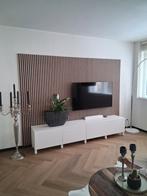 Mooi tv-meubel 240 cm in hoogglans wit 1 jaar oud., Huis en Inrichting, Complete inboedels, Ophalen