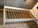 Wit eenpersoonsbed 90x200, Ophalen, Gebruikt, 90 cm, Eenpersoons