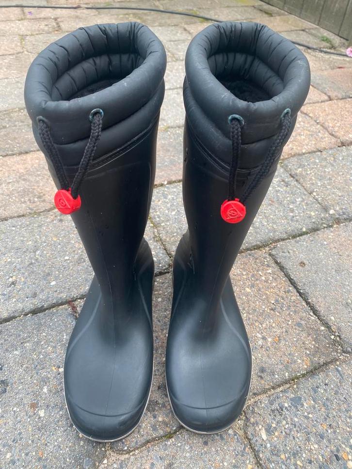 Dunlop Blizzard gevoerde regenlaars zwart maat 36, Kinderen en Baby's, Kinderkleding | Schoenen en Sokken, Nieuw, Laarzen, Jongen of Meisje