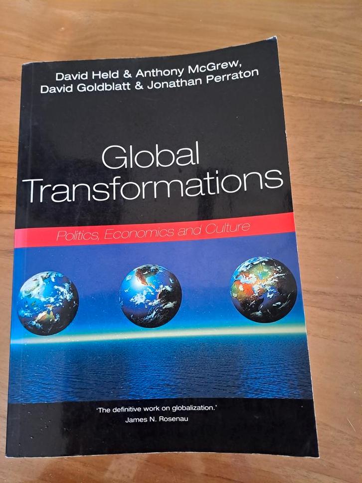Global Transformations - Studieboek Engels, Boeken, Economie, Management en Marketing, Zo goed als nieuw, Economie en Marketing