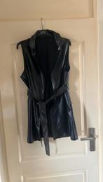 Gilet dames zwart xl skai, Ophalen of Verzenden, Zo goed als nieuw, Maat 46/48 (XL) of groter, Zwart