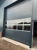 sectionaaldeur elektrisch Alpha ral 7016 bi 2018 roldeur, Doe-het-zelf en Verbouw, 215 cm of meer, Glas, 120 cm of meer, Zo goed als nieuw
