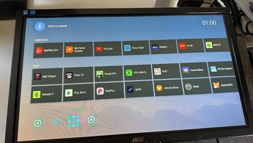 2x AOC Monitor met armen Newstar FPMA-D960D zwart, Computers en Software, Monitoren, Gebruikt, 60 Hz of minder, HDMI, VGA, In hoogte verstelbaar